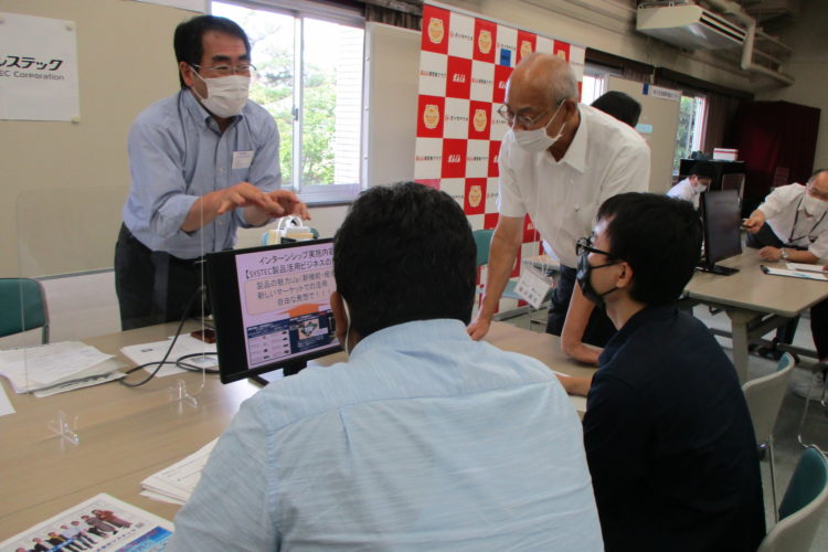 「留学生インターンシップ合同説明会」に参加しました。