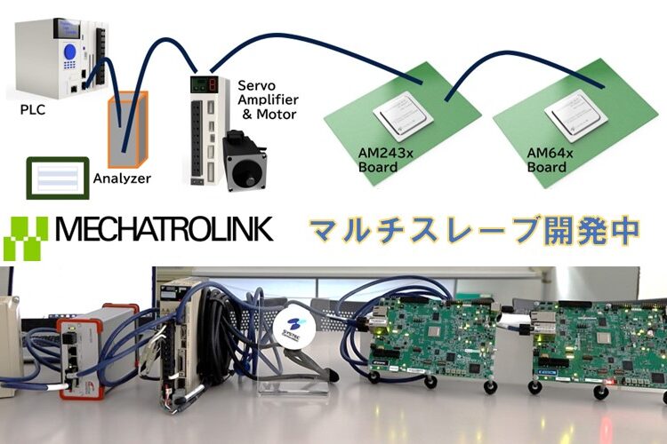 Sitara™ AM64x/AM243x 向け MECHATROLINK-Ⅲ マルチスレーブIP　開発中!